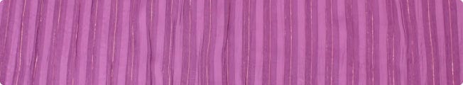 Narrow strip of purple fabric with a textured pattern