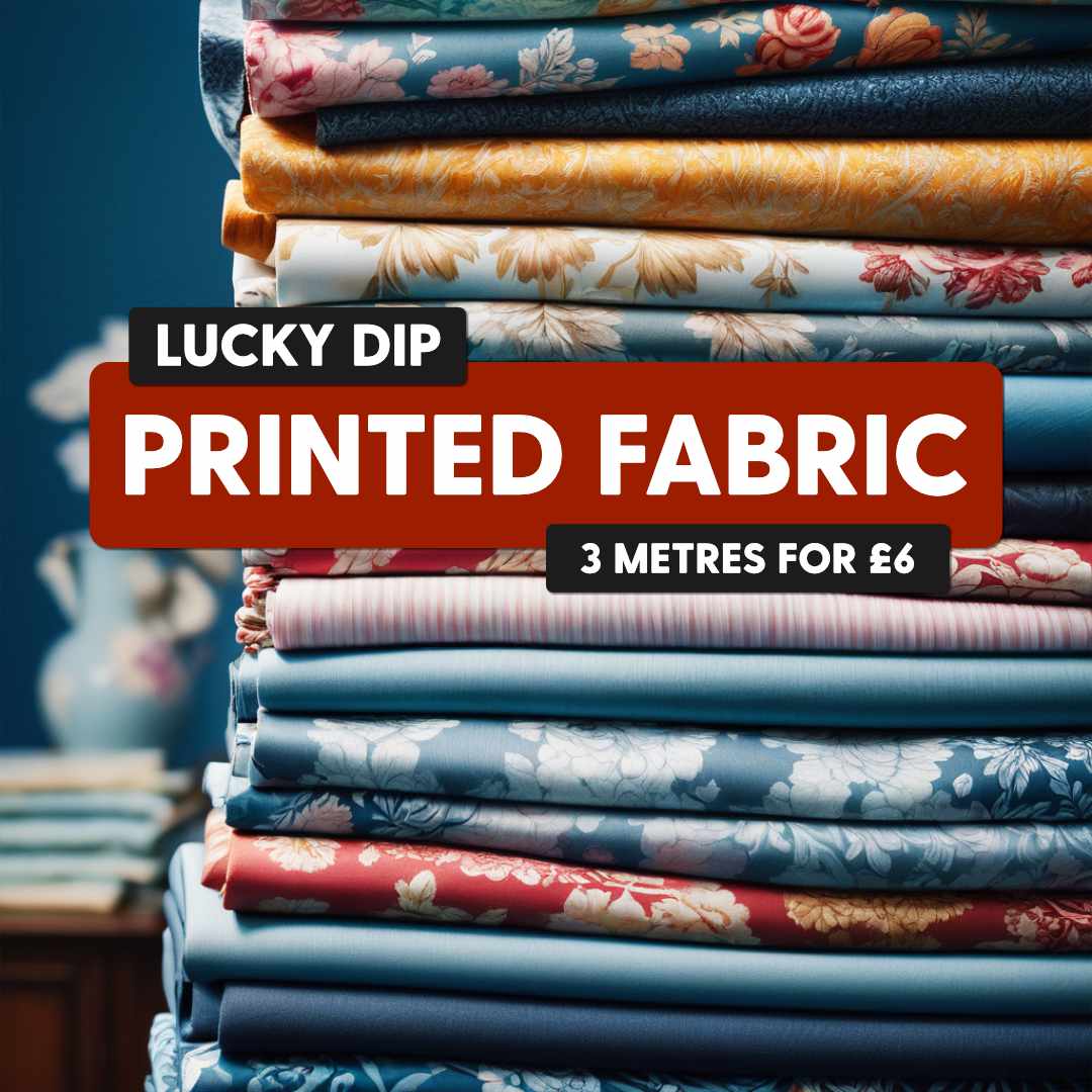 Pound A Metre 3 Metres Lucky Dip Deal- Printed Fabrics (Stock Limited)
