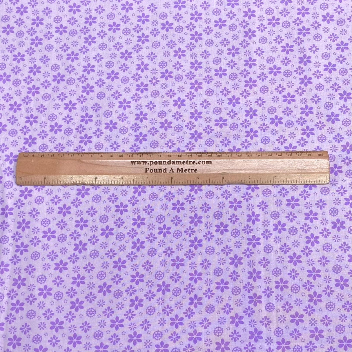 Pound A Metre Luxurious JOANN Printed Cotton – 45" Wide- (Lilac Flower)