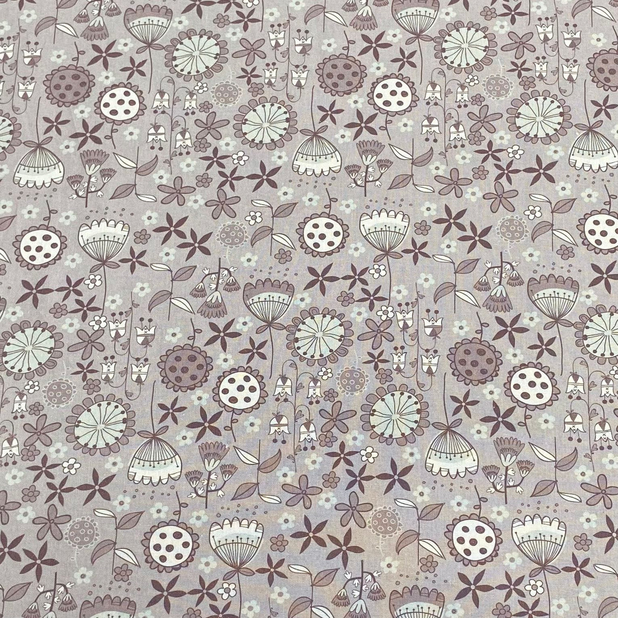 Pound A Metre Luxurious JOANN Printed Cotton – 45" Wide- (Slate)