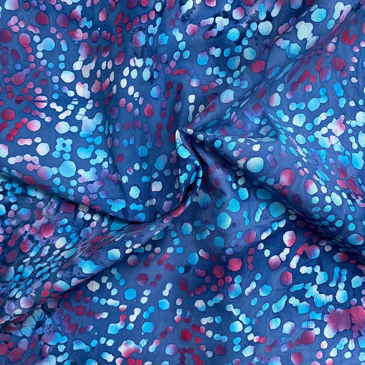 Pound A Metre Per Metre Luxurious Quality 100% Indian Cotton Batik - 45" Wide (DS2000 COL4)