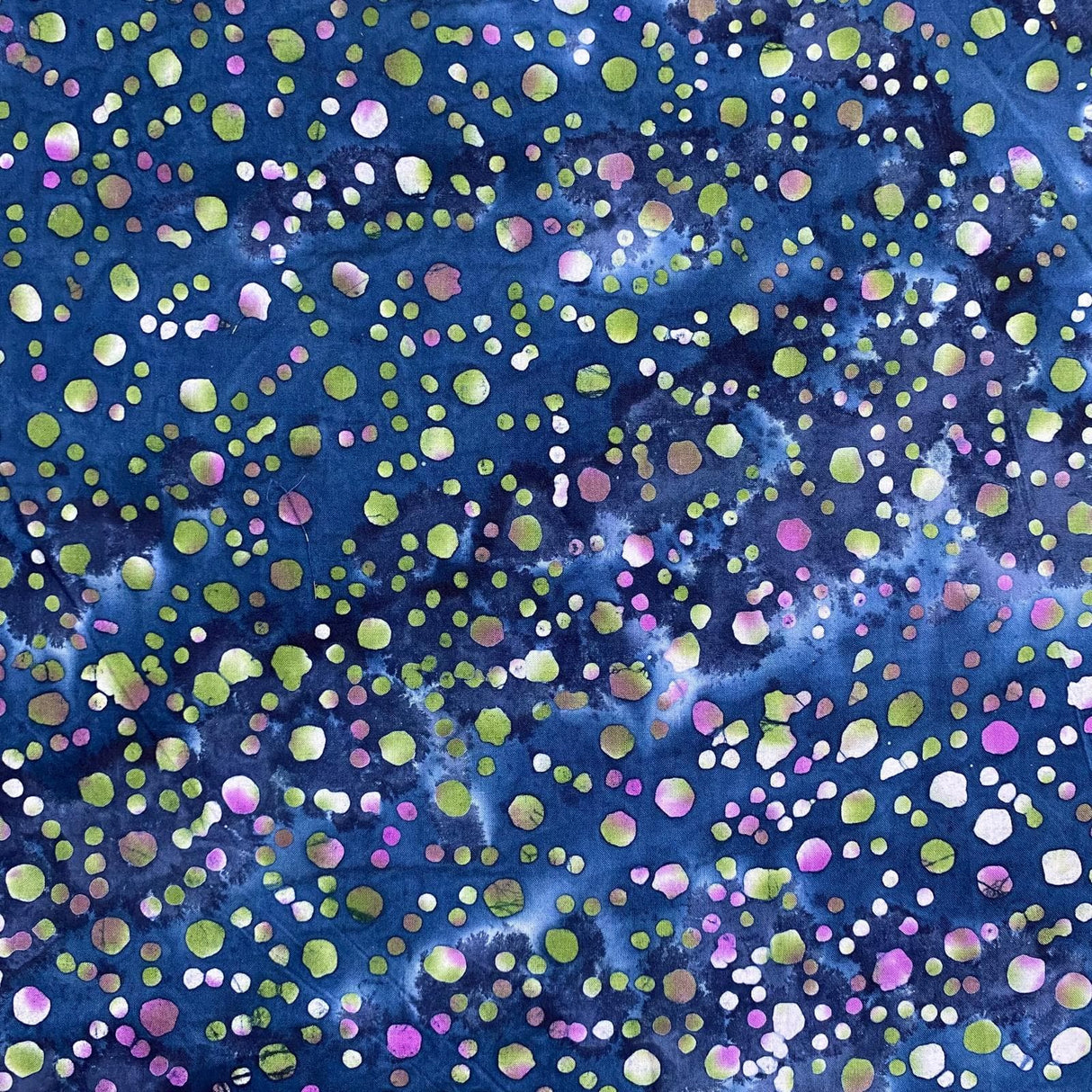 Pound A Metre Per Metre Luxurious Quality 100% Indian Cotton Batik - 45" Wide (DS2000 COL5)