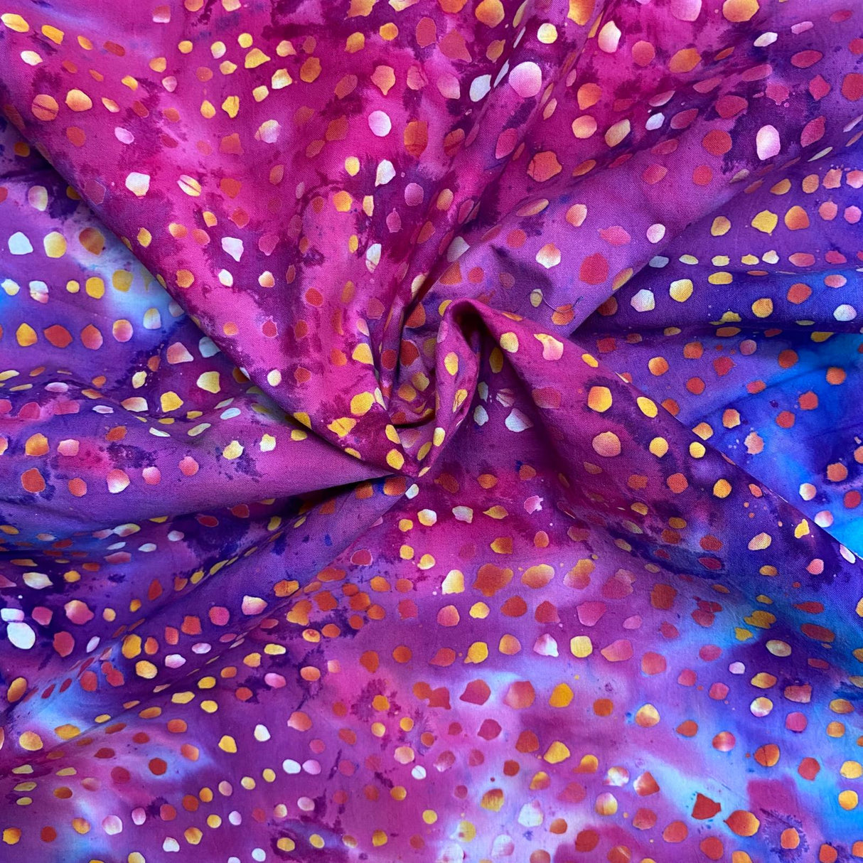 Pound A Metre Per Metre Luxurious Quality 100% Indian Cotton Batik - 45" Wide (DS2003 COL2)
