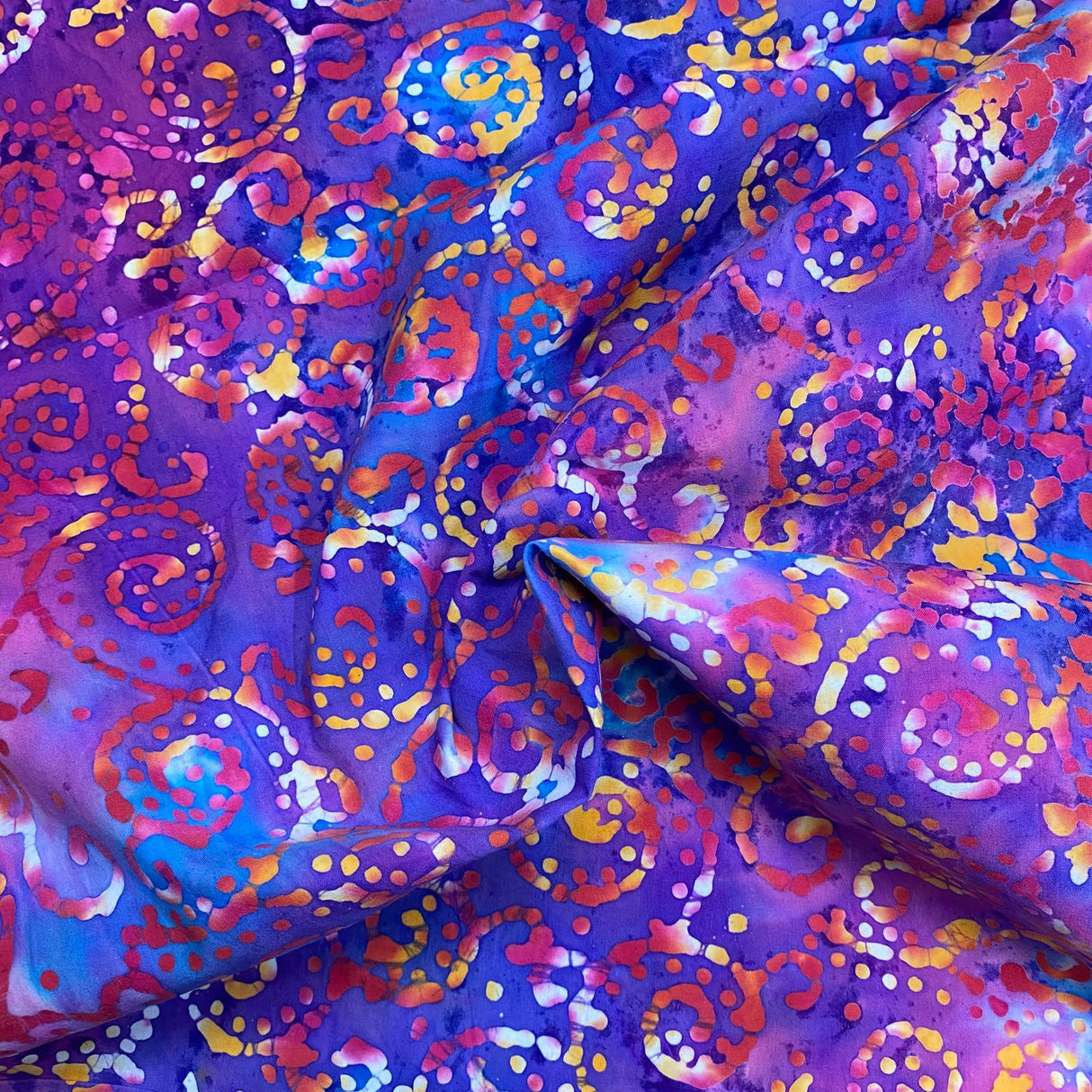 Pound A Metre Per Metre Luxurious Quality 100% Indian Cotton Batik - 45" Wide (DS2005 COL4)