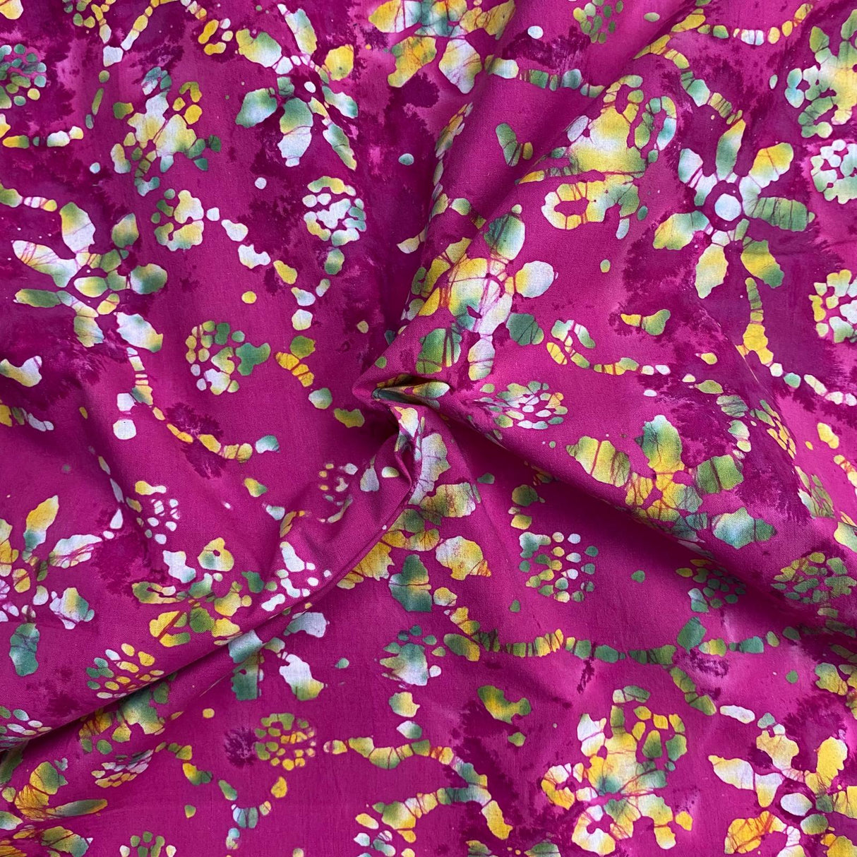 Pound A Metre Per Metre Luxurious Quality 100% Indian Cotton Batik - 45" Wide (DS2006 COL1)