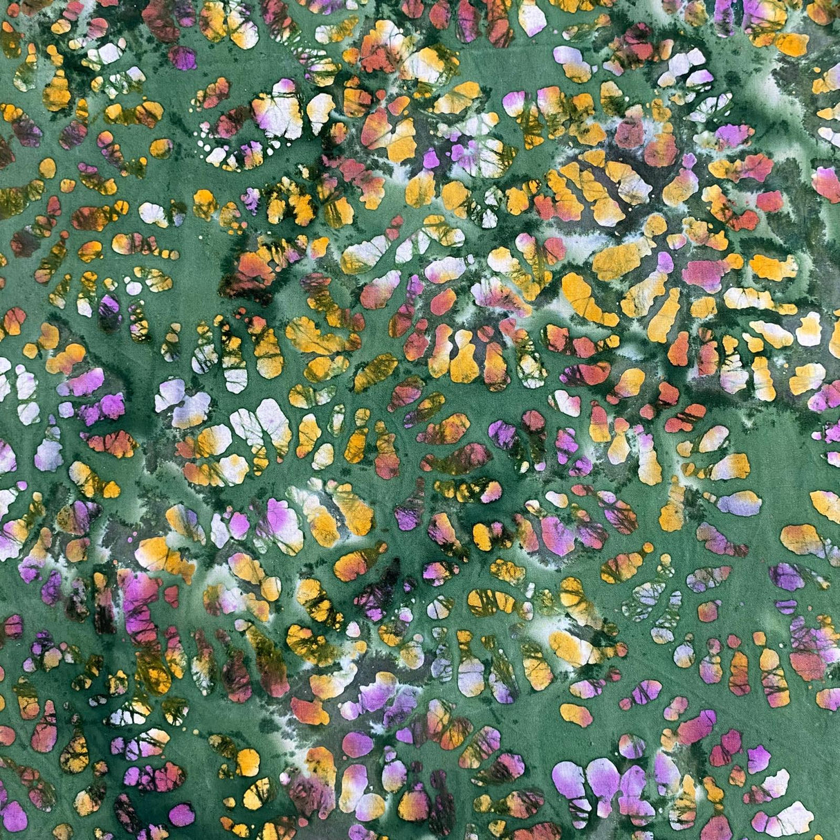 Pound A Metre Per Metre Luxurious Quality 100% Indian Cotton Batik - 45" Wide (DS2007 COL2)