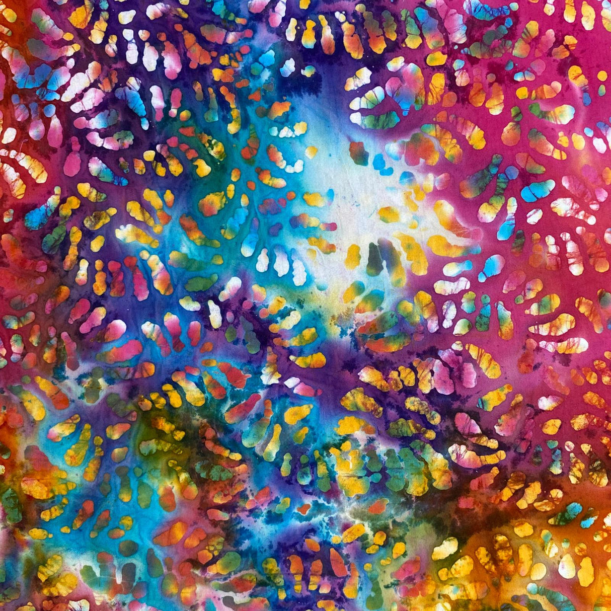 Pound A Metre Per Metre Luxurious Quality 100% Indian Cotton Batik - 45" Wide (DS2007 COL3)