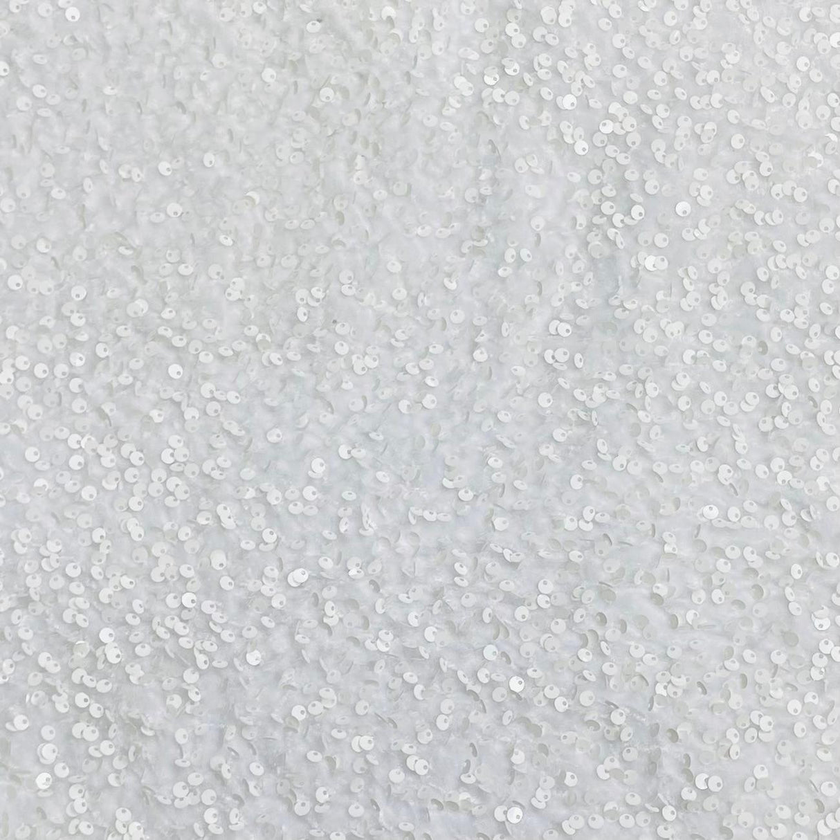 Pound A Metre Per Metre Luxurious Sequins On Velvet- 55" Wide - (Snow)