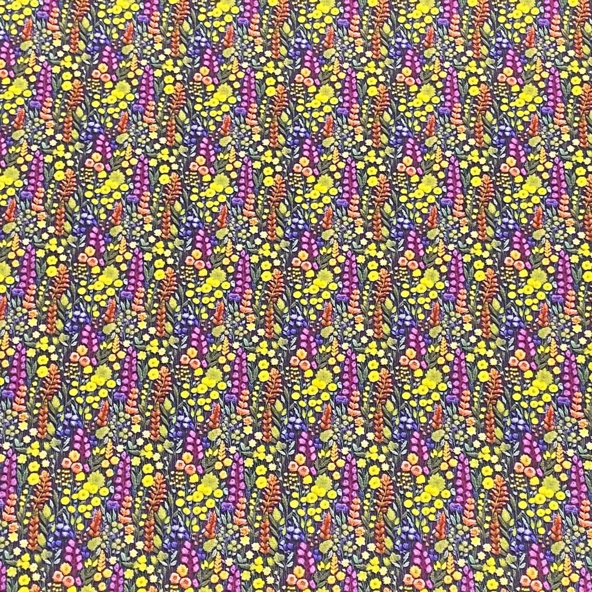 Pound A Metre 3 Metres Luxury Dressmaking 100% Digital Printed Cotton Lawn- 55" (Jungle)