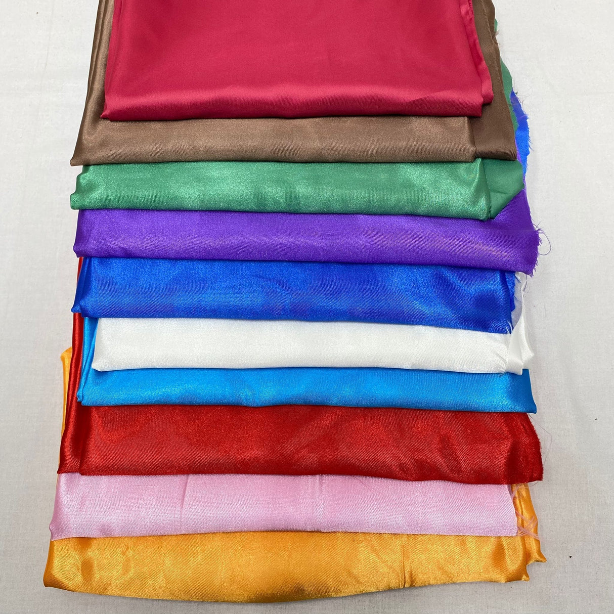 Pound A Metre Luxury Plain Satin Bundle - 55" Wide