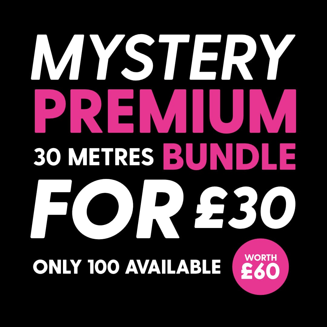 Pound A Metre 30 Metres (10 x 3 Metres) Mystery Premium Fabric Bundle (30 Metres For £30)