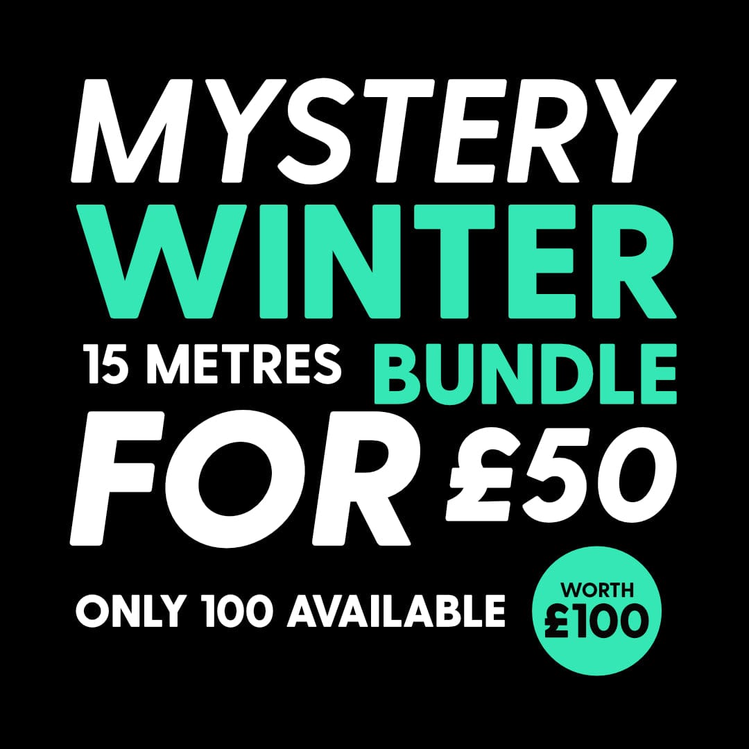 Pound A Metre 15 Metres (5 x 3 Metres) Mystery Winter Fabric Bundle (15 Metres For £50)