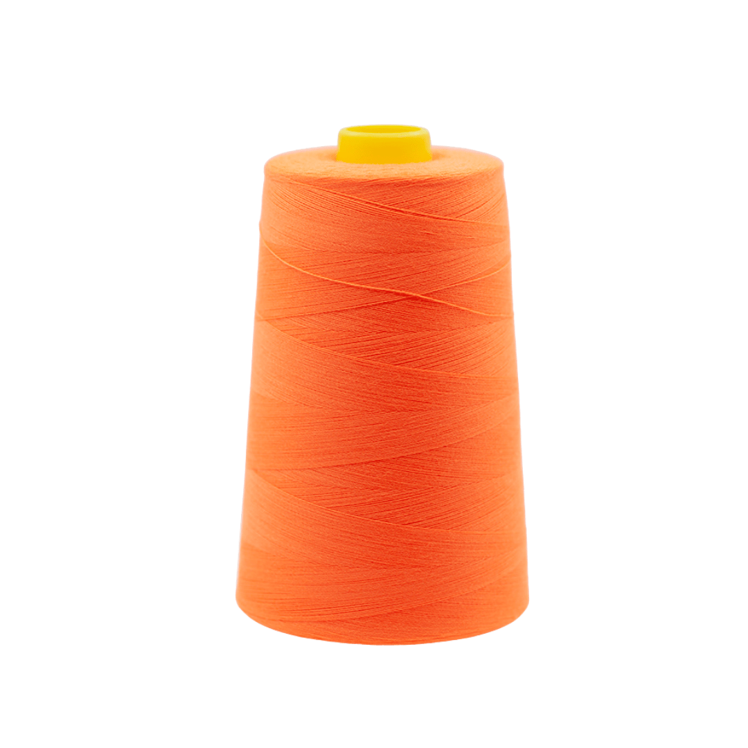 Pound A Metre Overlocker Threads Polyester Hand / Overlocker- 5000 Yards (Flu Orange)