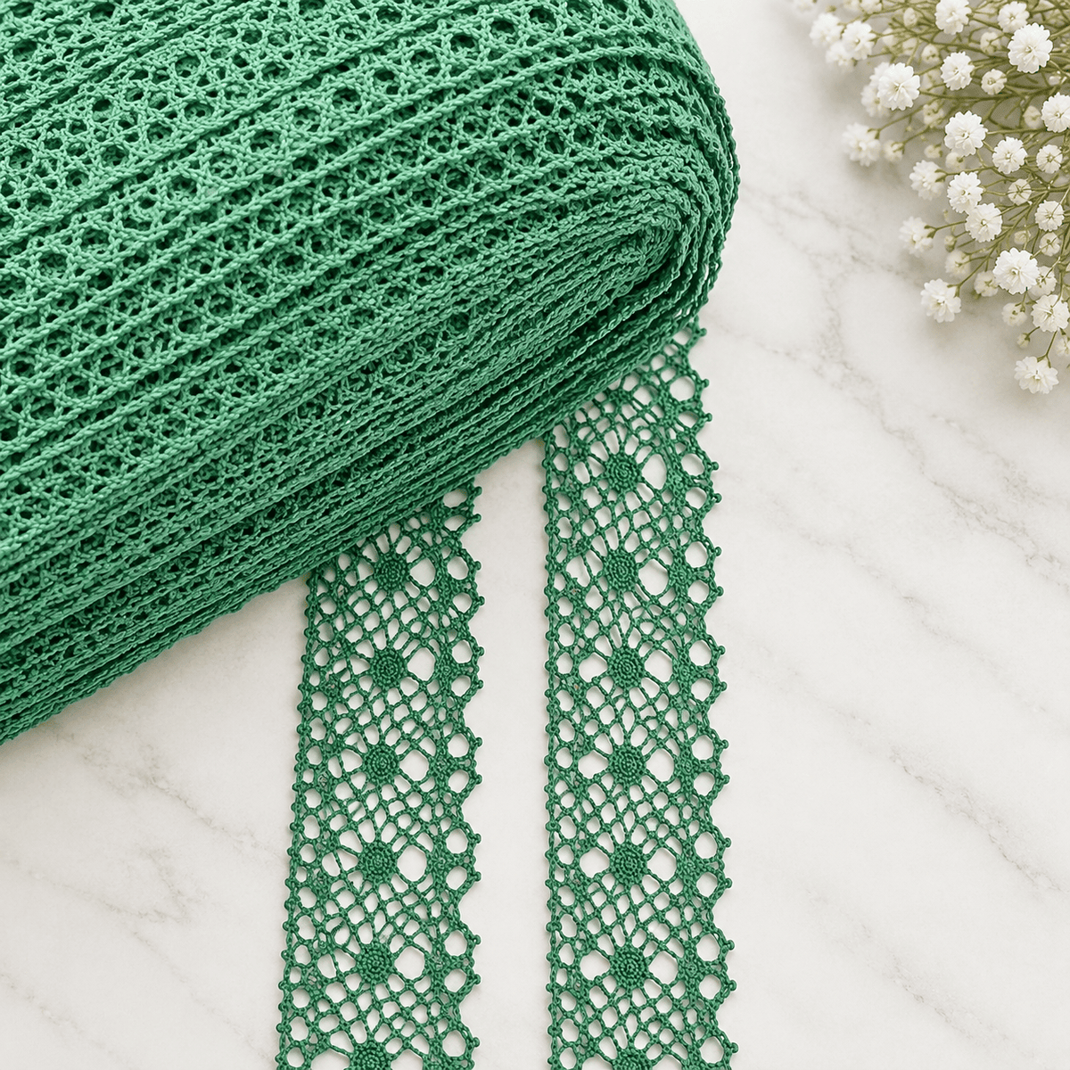 Pound A Metre Per Metre 1.5-Inch Rachelle Lace Trim – (Bottle)