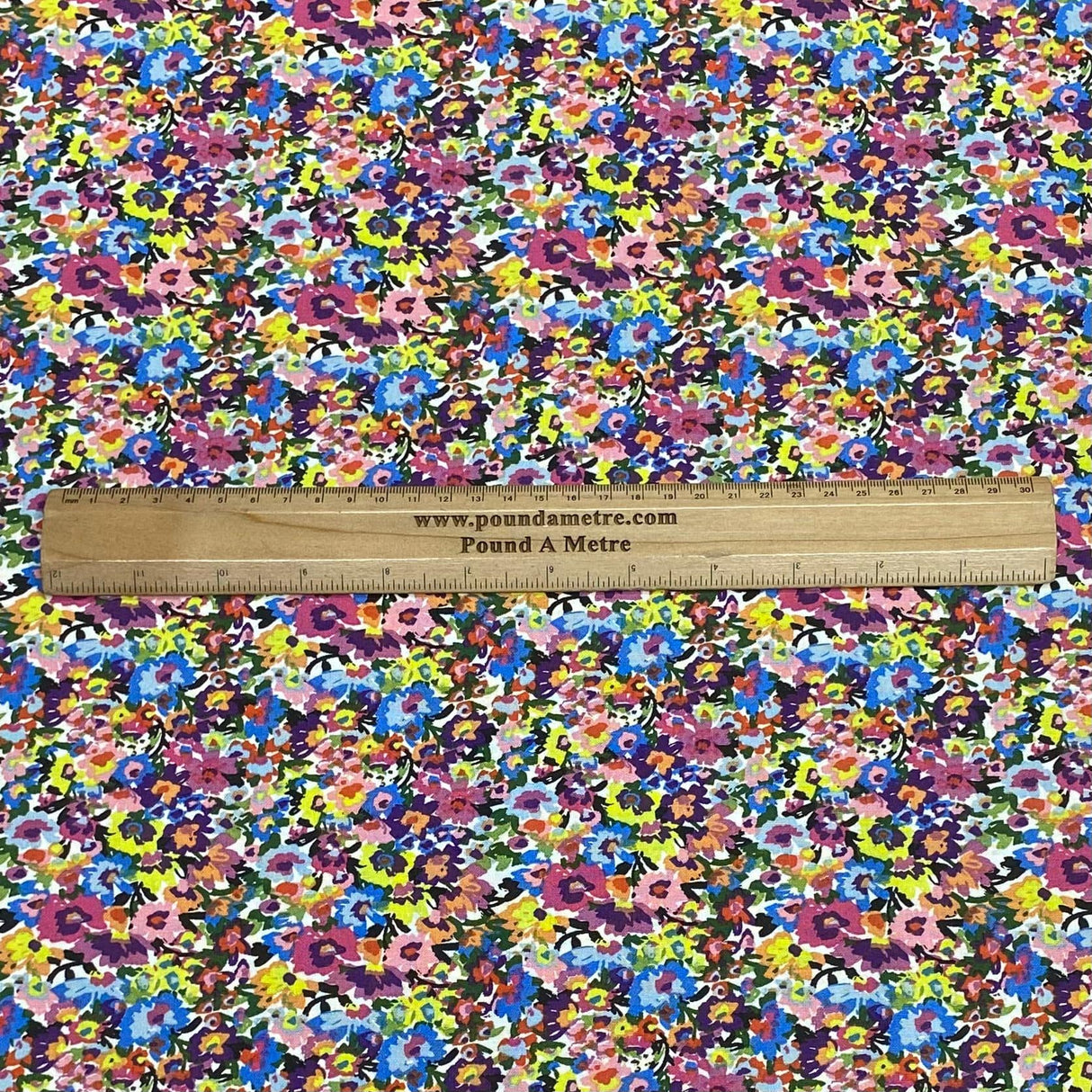Pound A Metre Per Metres Per Metre 100% Digital Cotton Print - (Bloom)