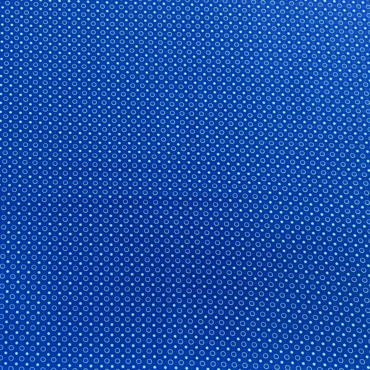 Pound A Metre Per Metres Per Metre 100% Digital Cotton Print - (Blues Spots)