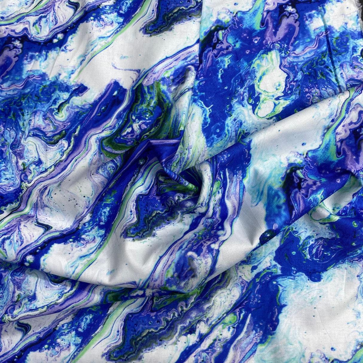 Pound A Metre Per Metres Per Metre 100% Digital Cotton Print - (Celestial Swirl)