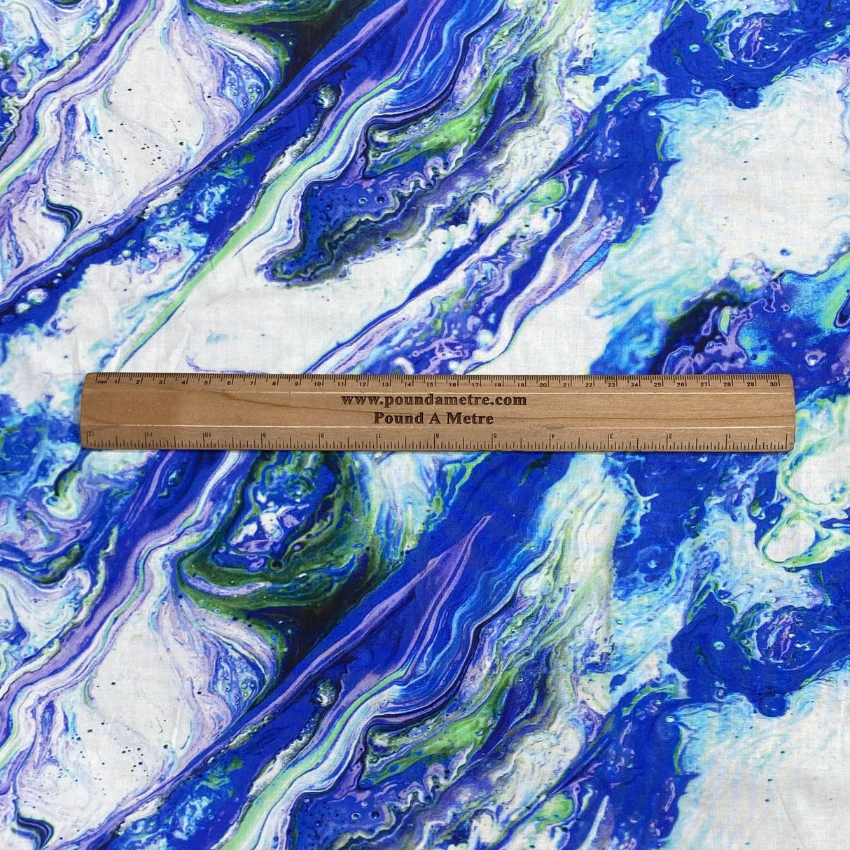 Pound A Metre Per Metres Per Metre 100% Digital Cotton Print - (Celestial Swirl)