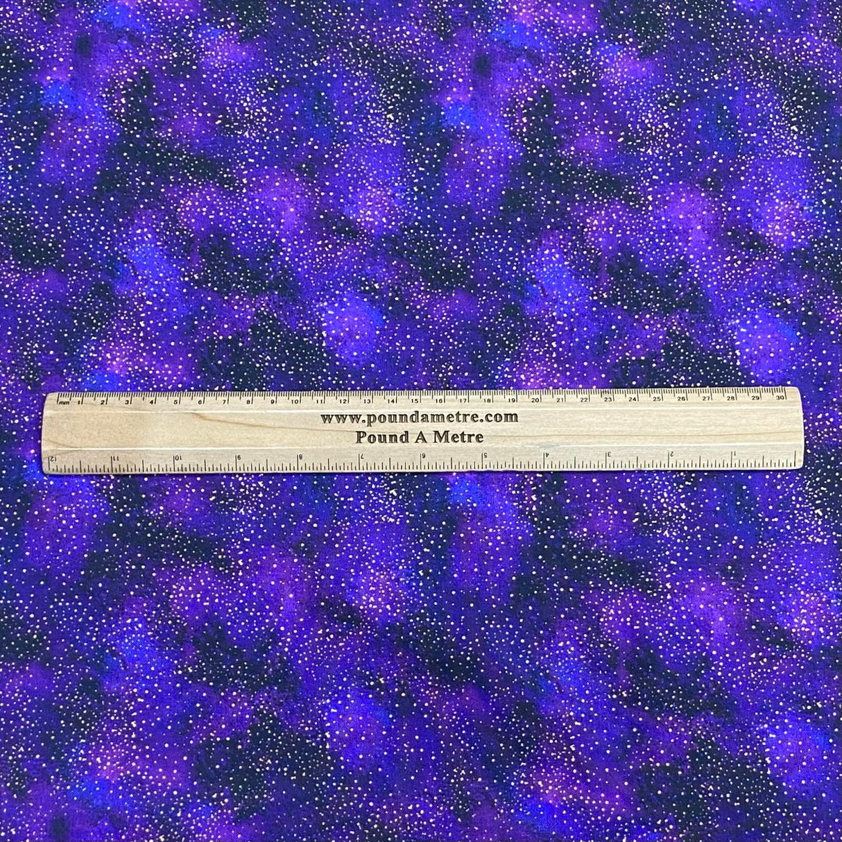 Pound A Metre Per Metres Per Metre 100% Digital Cotton Print - (Galaxy)