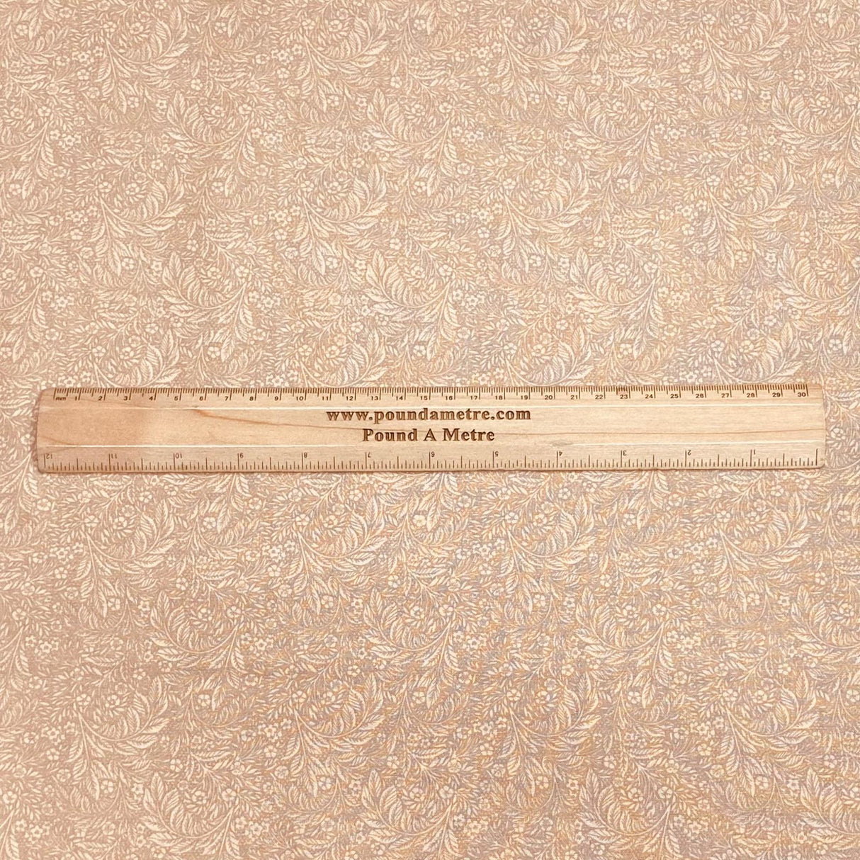 Pound A Metre Per Metres Per Metre 100% Digital Cotton Print - (Light Brown)