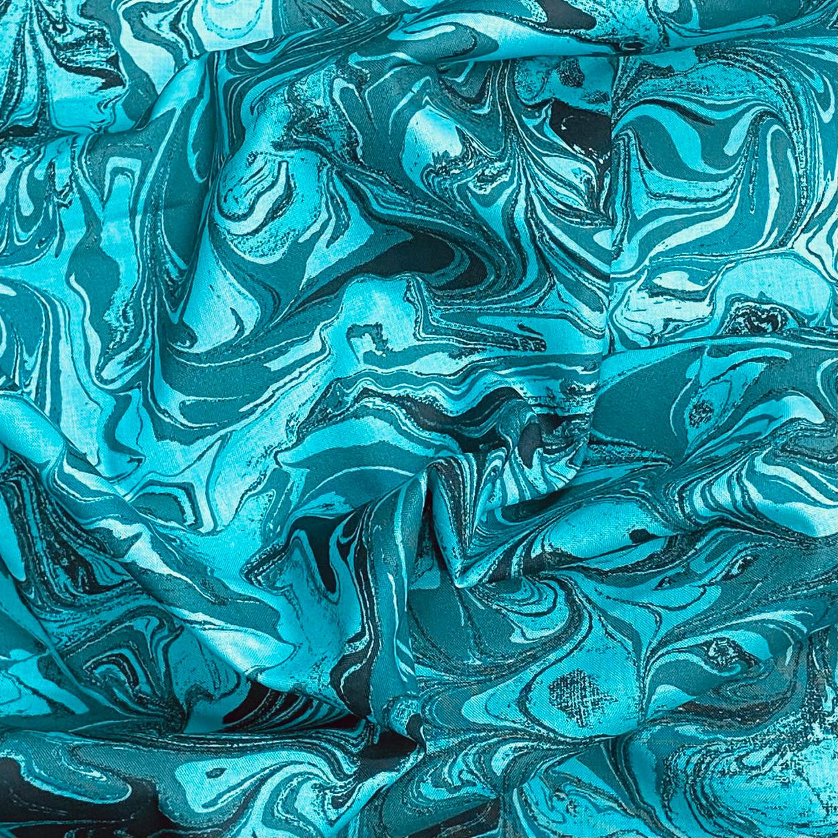 Pound A Metre Per Metre 100% Digital Cotton Print - (New 17)