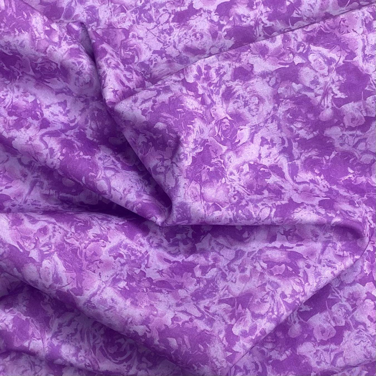 Pound A Metre Per Metres Per Metre 100% Digital Cotton Print - (Purple Dye)