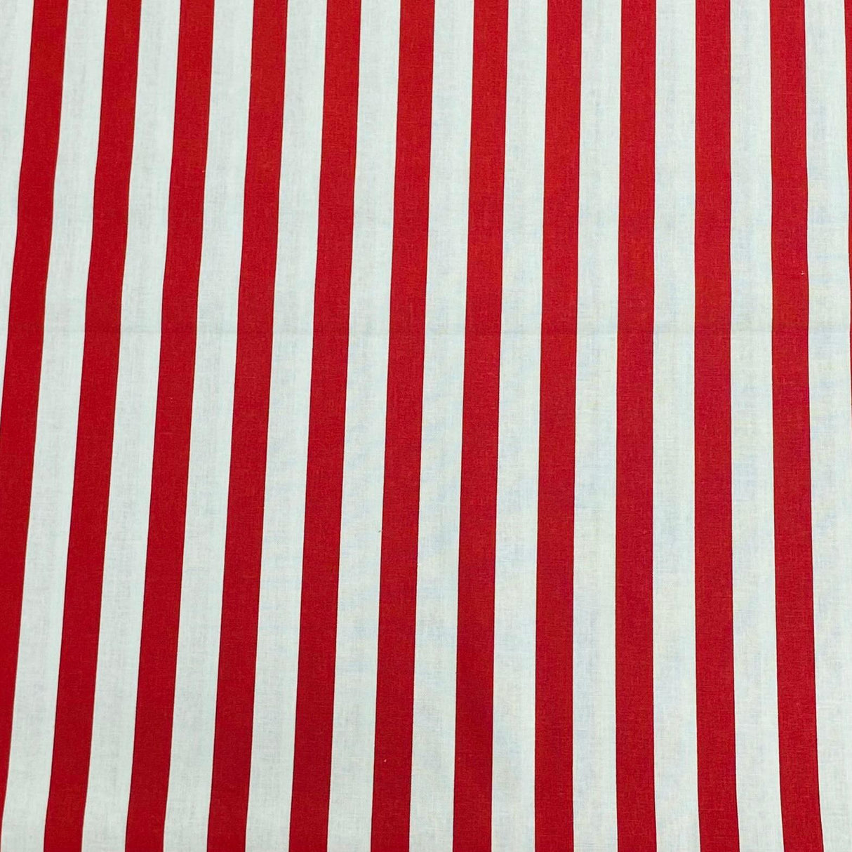 Pound A Metre Per Metres Per Metre 100% Digital Cotton Print - (Red & White)