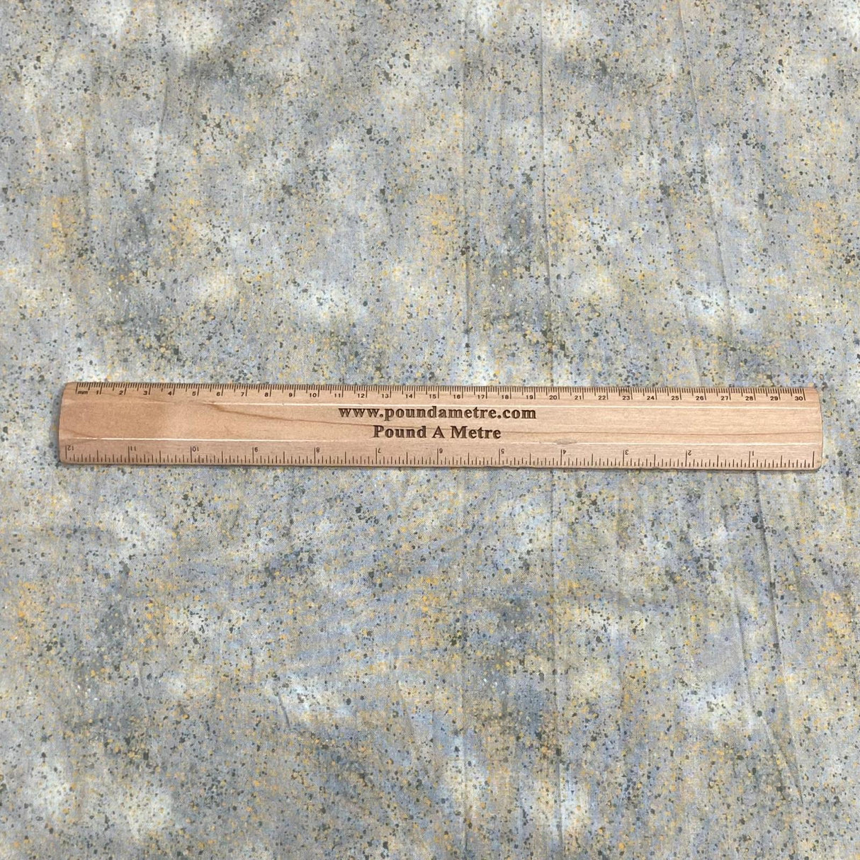 Pound A Metre Per Metres Per Metre 100% Digital Cotton Print - (Stone)