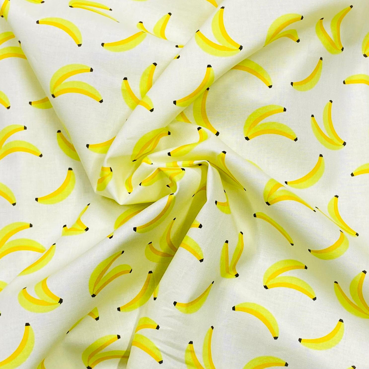 Pound A Metre Per Metre Beautiful Designer Printed Cotton- 45" Wide (Banana)