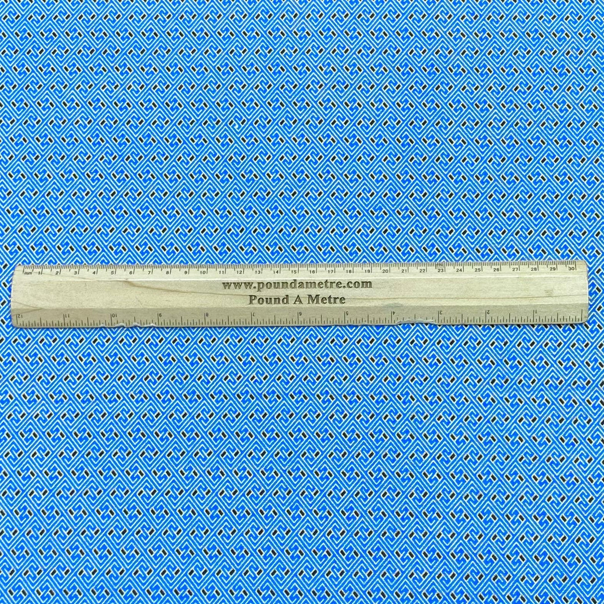 Pound A Metre Per Metre Beautiful Designer Printed Cotton- 45" Wide (Blue)