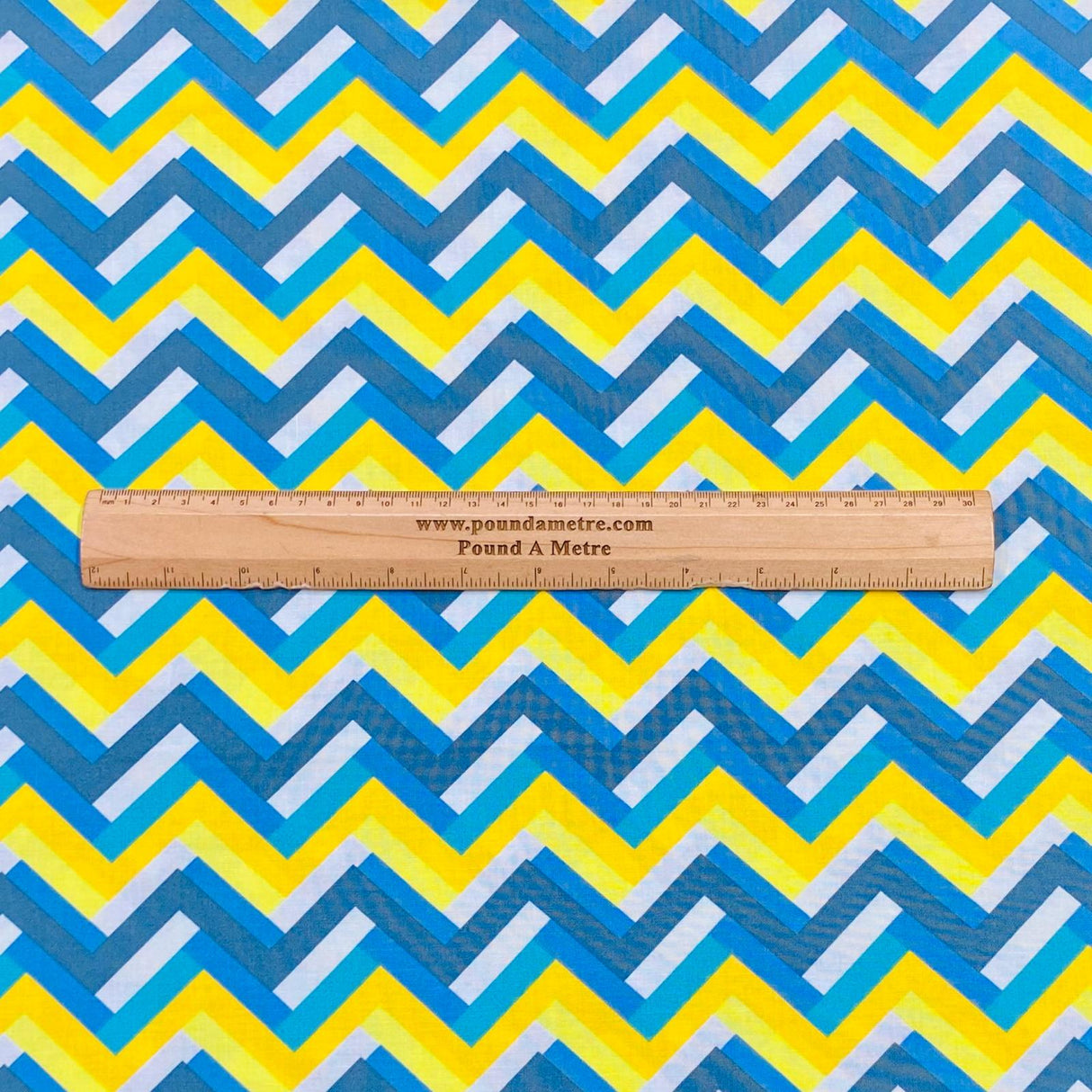 Pound A Metre Per Metre Beautiful Designer Printed Cotton- 45" Wide (Zag)