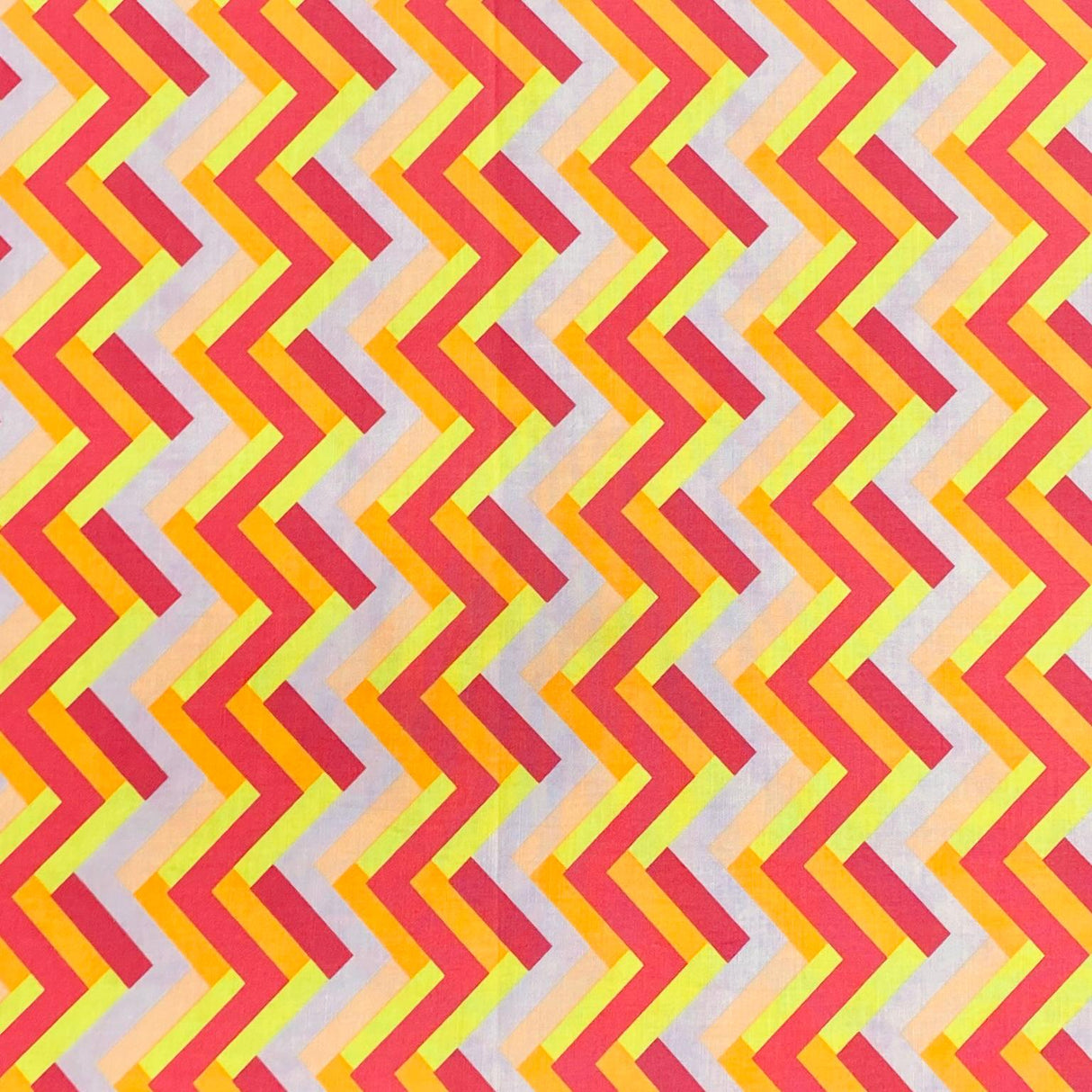 Pound A Metre Per Metre Beautiful Designer Printed Cotton- 45" Wide (Zig)