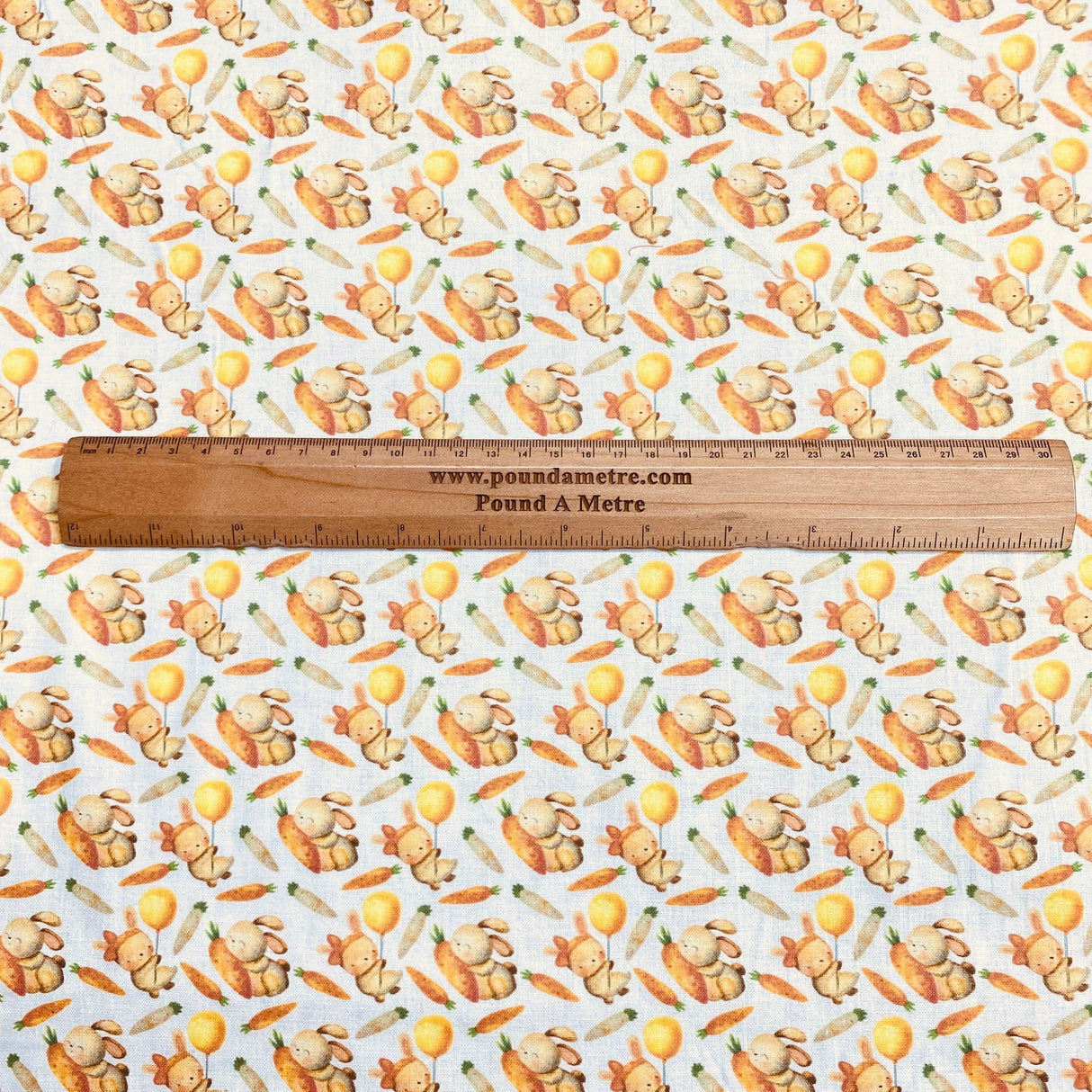 Pound A Metre Per Metre Per Metre Beautiful Digitally Printed 100% Cotton- 45" Wide (Bunnies)