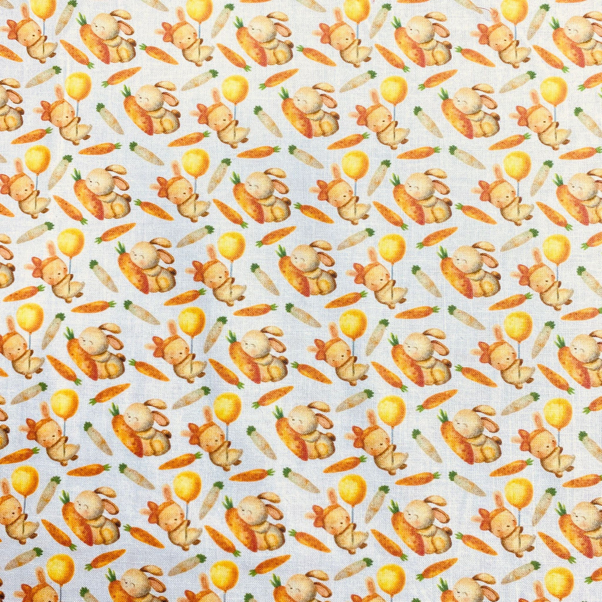 Pound A Metre Per Metre Per Metre Beautiful Digitally Printed 100% Cotton- 45" Wide (Bunnies)