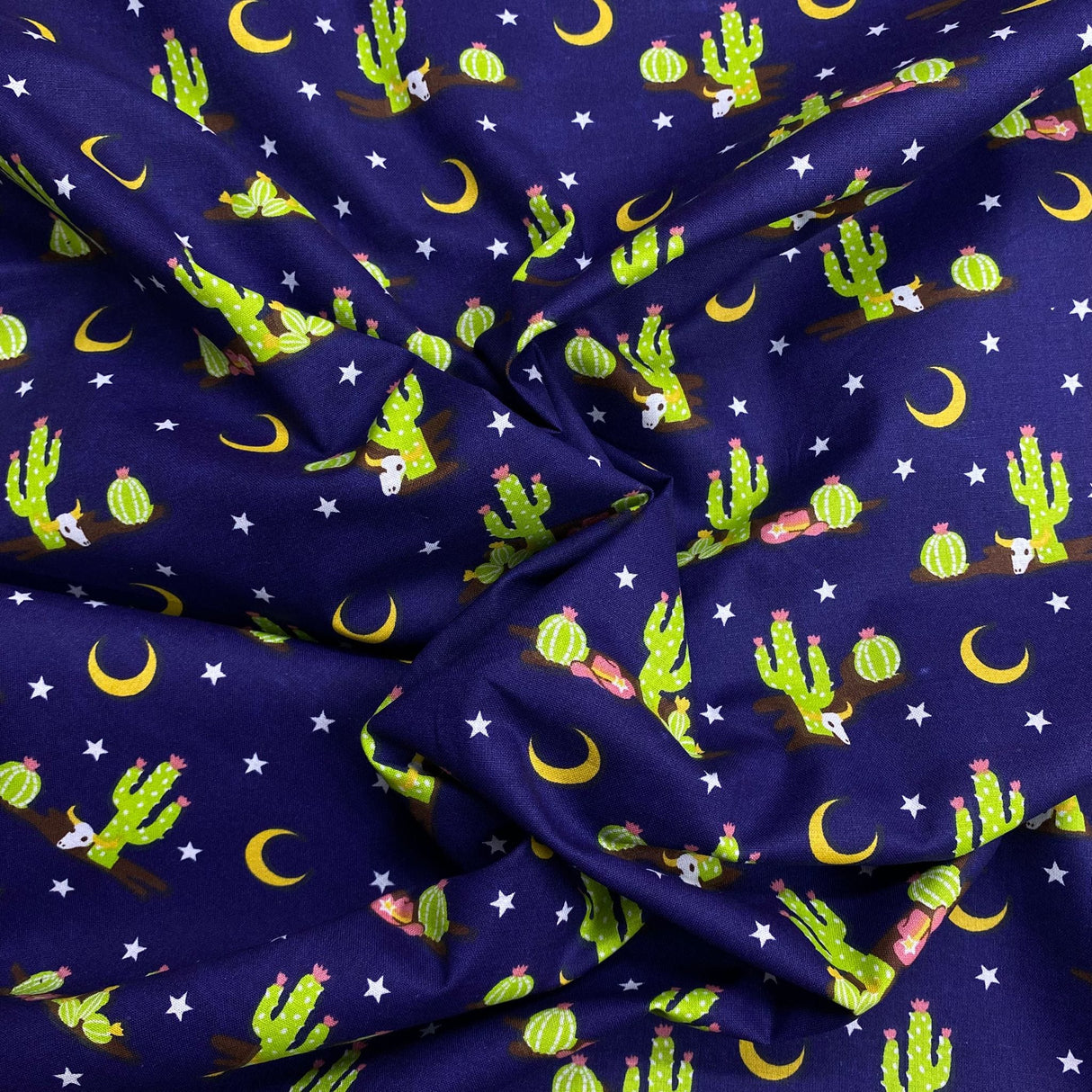 Pound A Metre Per Metre Per Metre Beautiful Digitally Printed 100% Cotton- 45" Wide (Cactus)