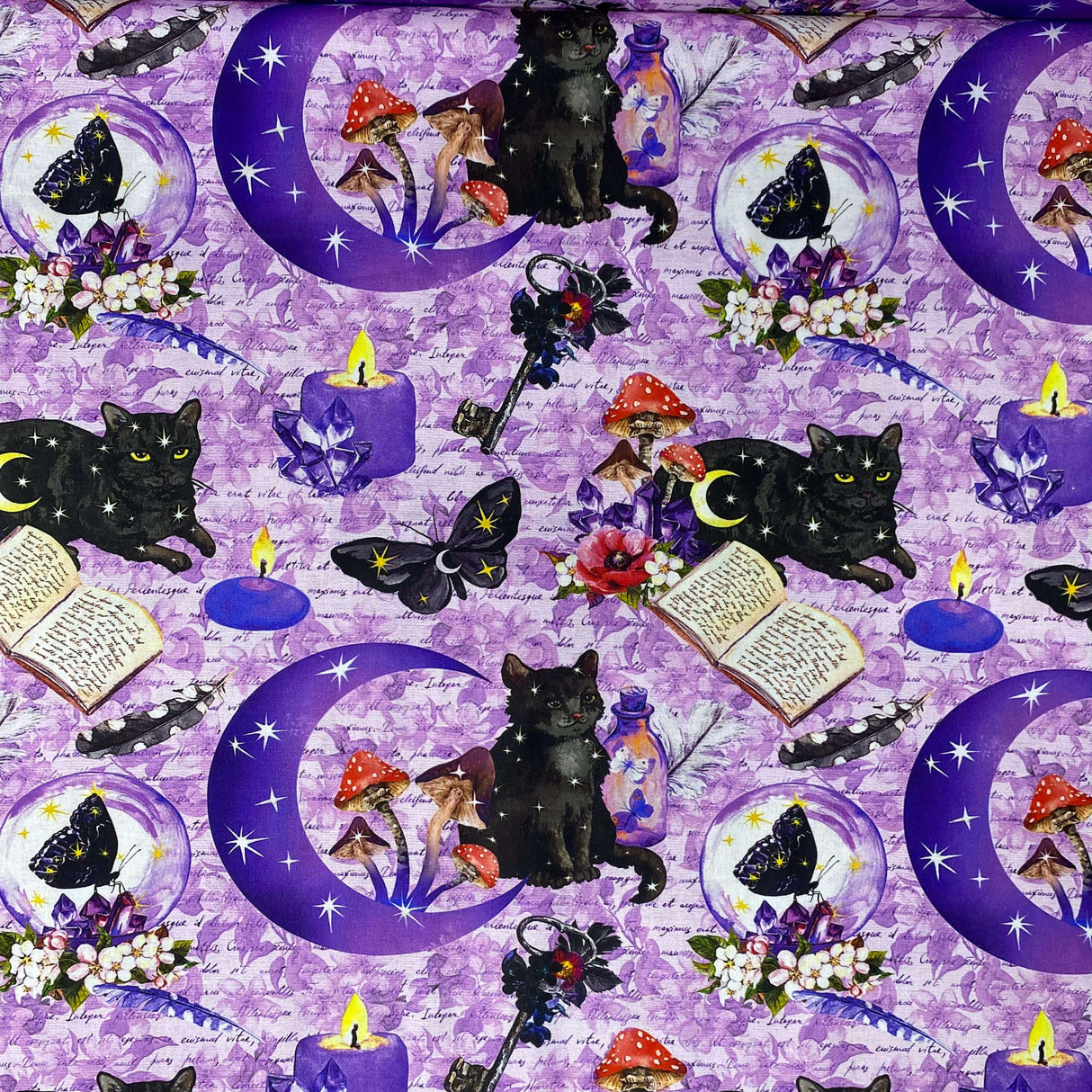 Pound A Metre Per Metre Per Metre Beautiful Digitally Printed 100% Cotton- 45" Wide (Cat)
