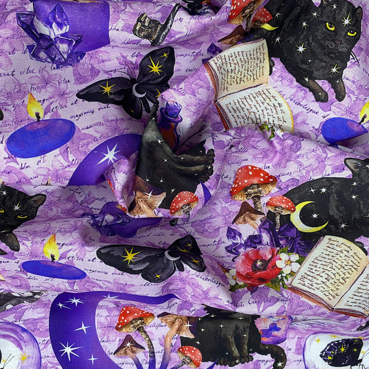 Pound A Metre Per Metre Per Metre Beautiful Digitally Printed 100% Cotton- 45" Wide (Cat)