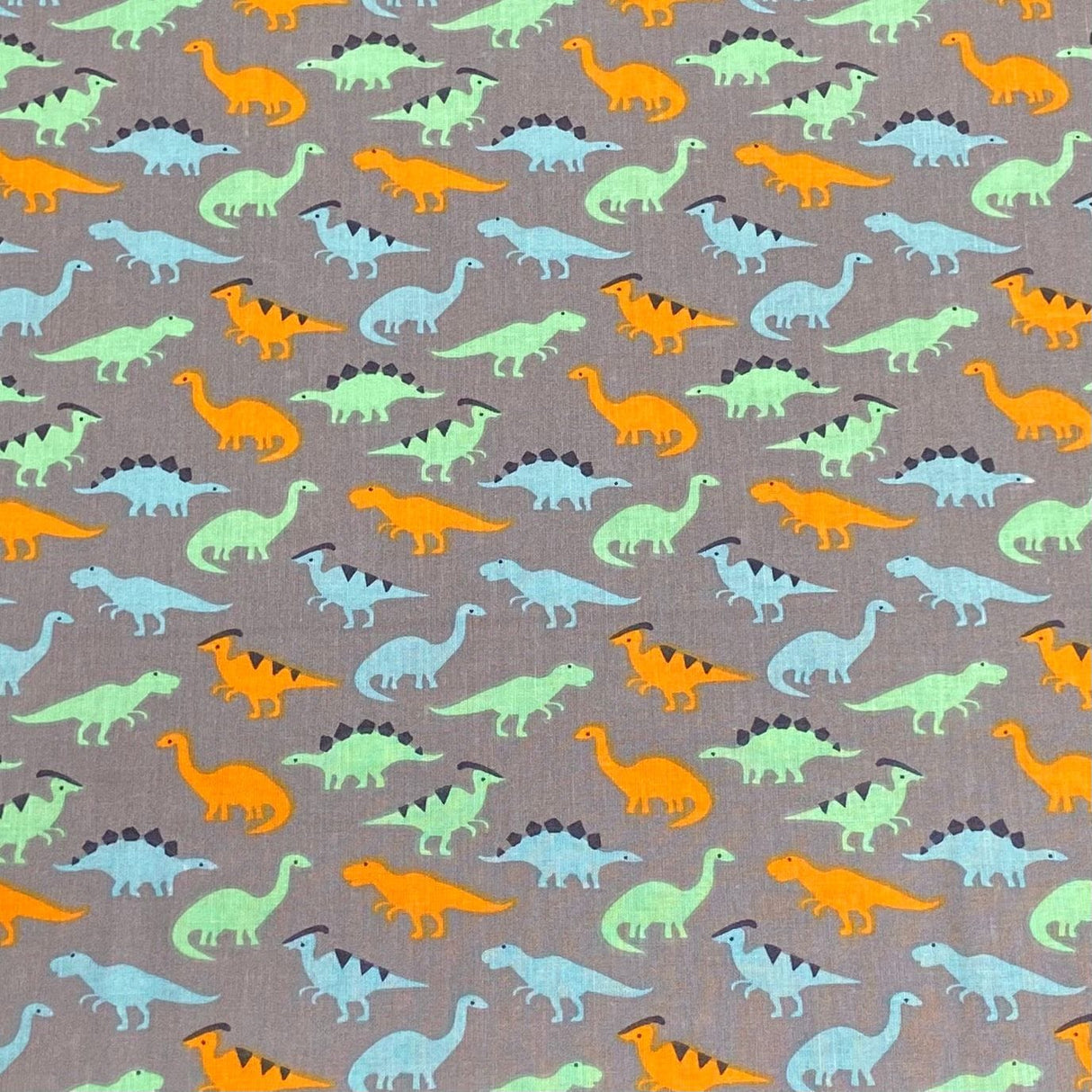 Pound A Metre Per Metre Per Metre Beautiful Digitally Printed 100% Cotton- 45" Wide (Dinosaur)
