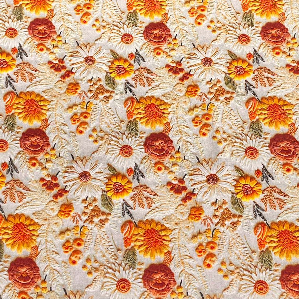 Pound A Metre Per Metre Per Metre Beautiful Digitally Printed 100% Cotton- 45" Wide (Flower)