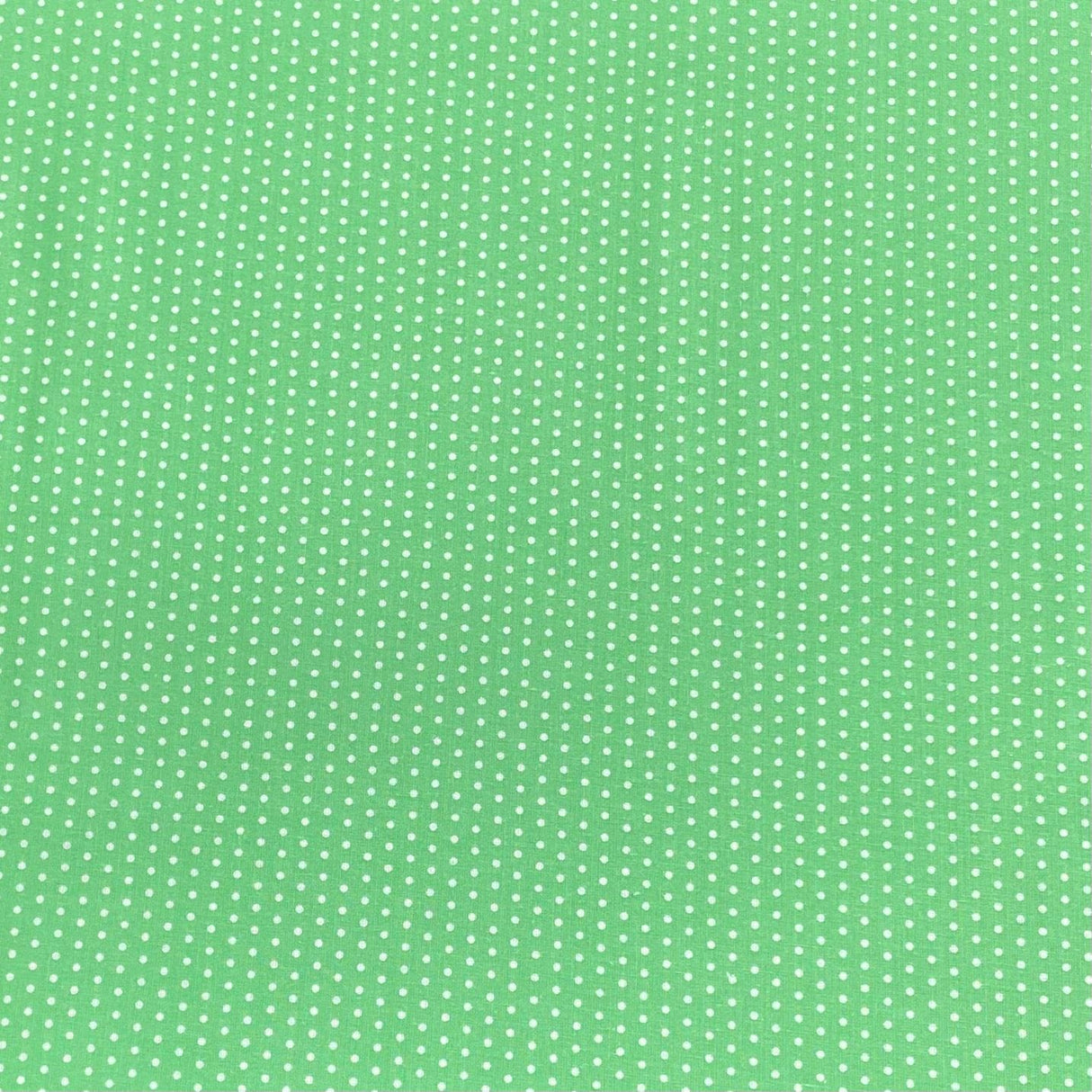 Pound A Metre Per Metre Per Metre Beautiful Digitally Printed 100% Cotton- 45" Wide (Green Polka)