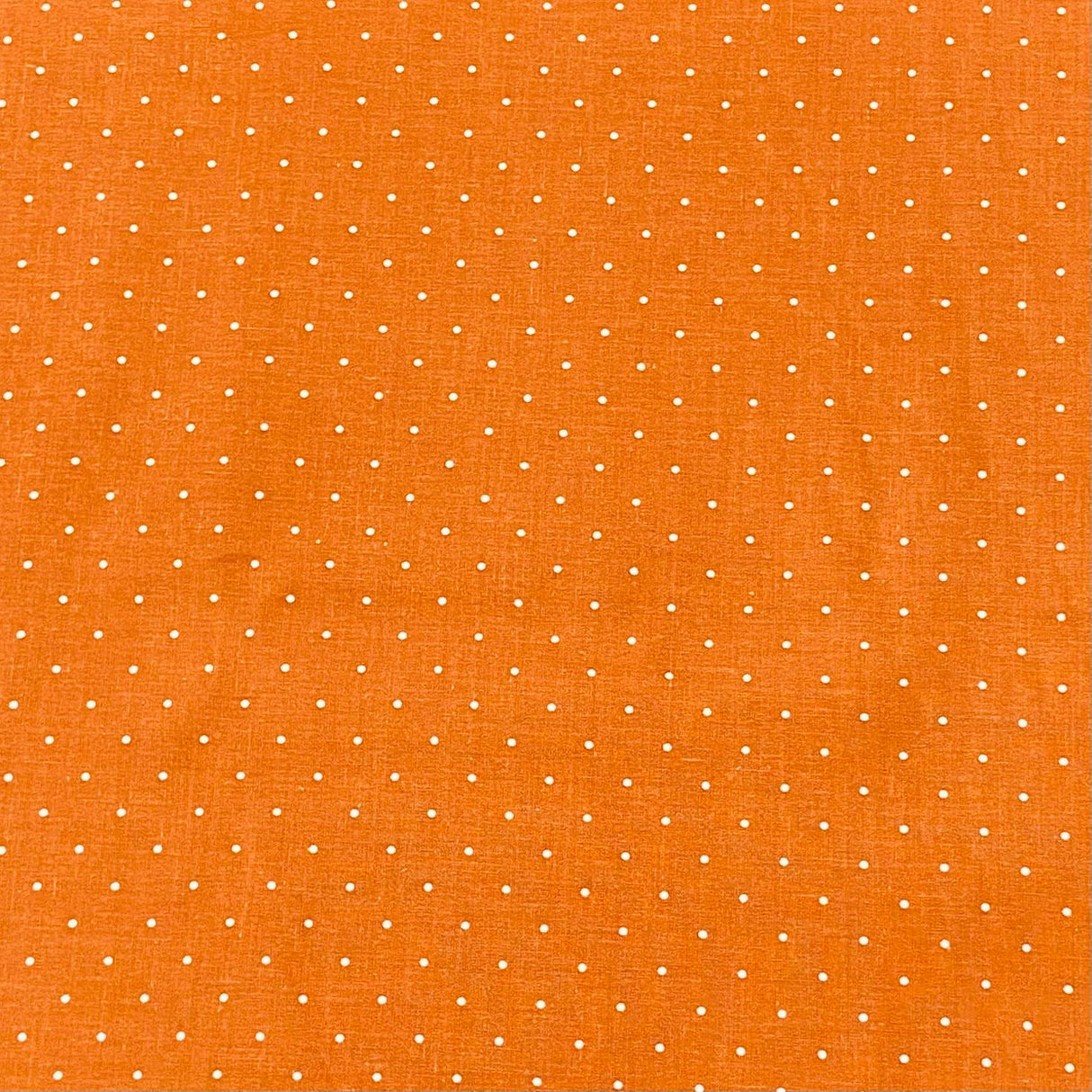 Pound A Metre Per Metre Per Metre Beautiful Digitally Printed 100% Cotton- 45" Wide (Orange Polka)