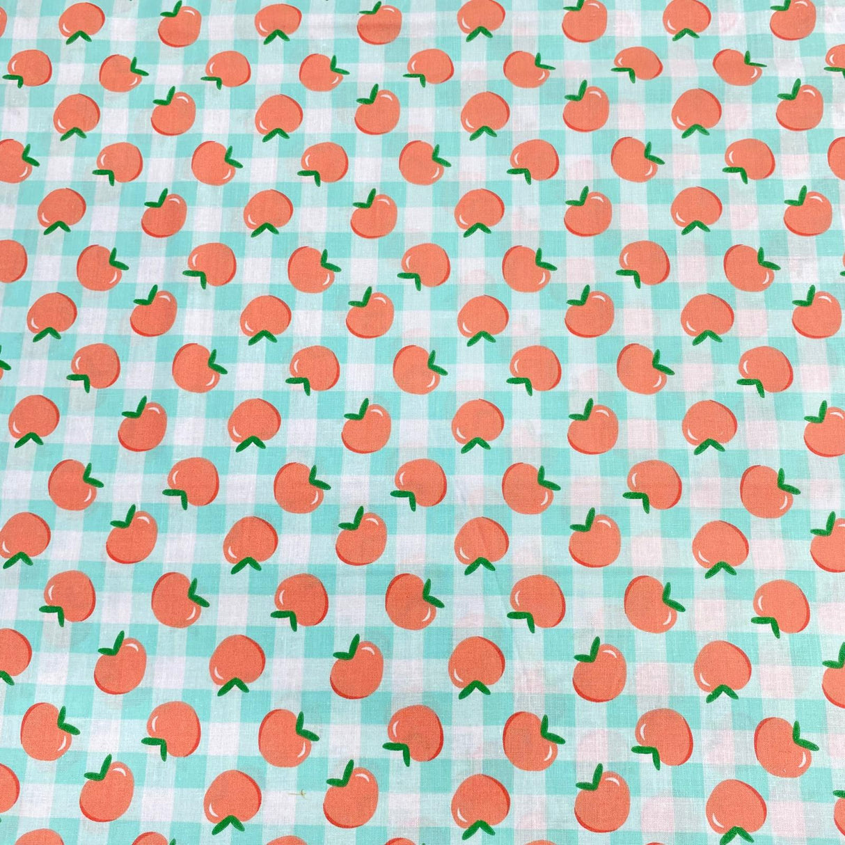 Pound A Metre Per Metre Per Metre Beautiful Digitally Printed 100% Cotton- 45" Wide (Orange)