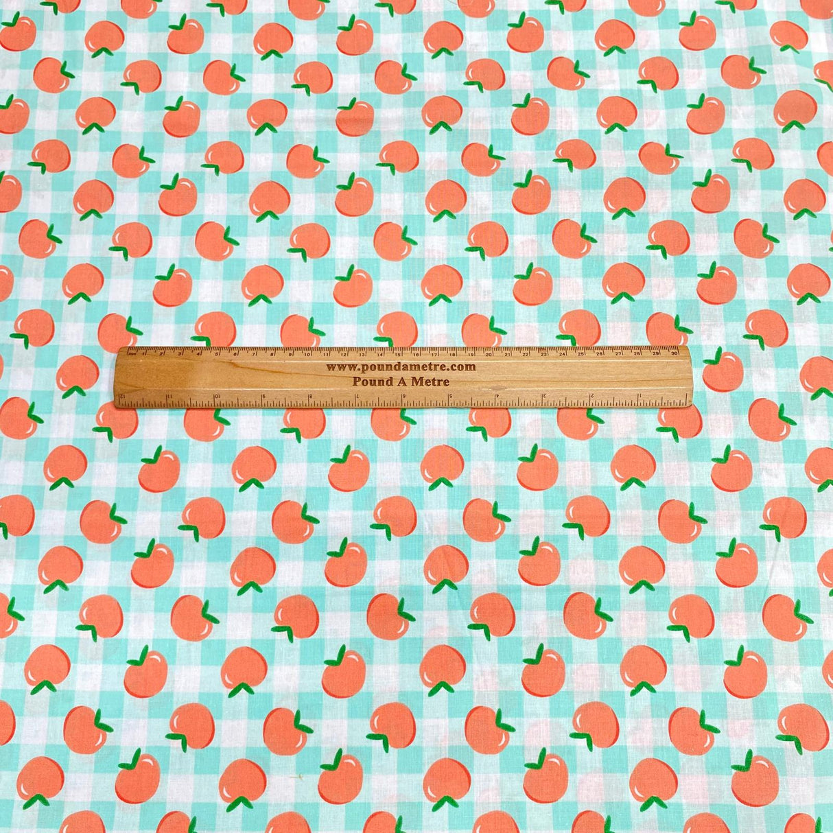 Pound A Metre Per Metre Per Metre Beautiful Digitally Printed 100% Cotton- 45" Wide (Orange)