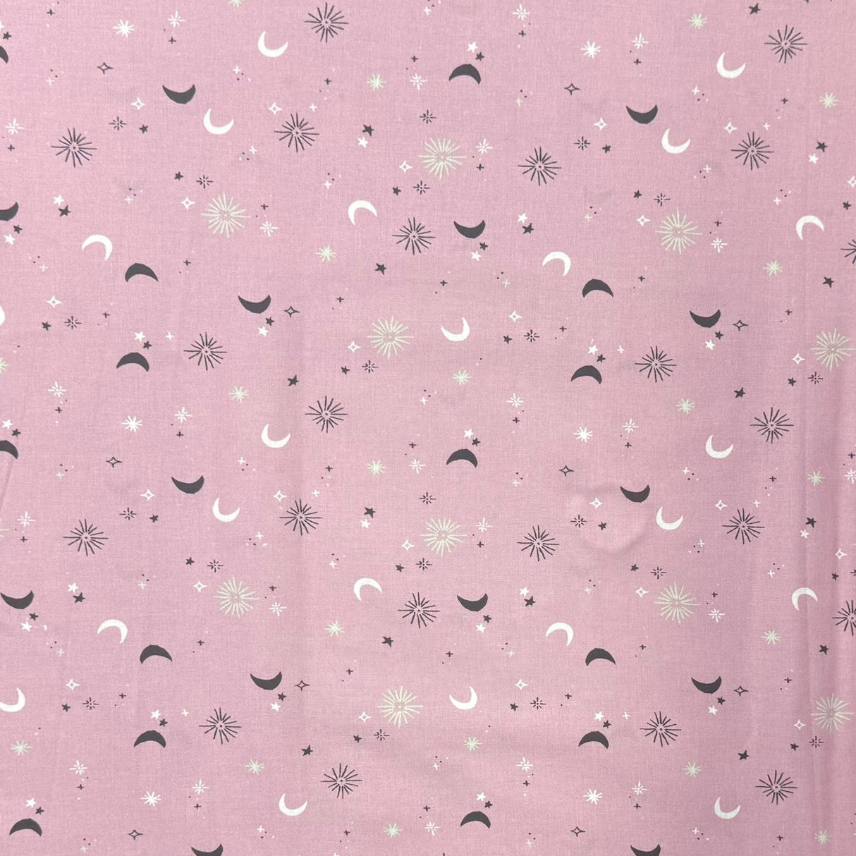 Pound A Metre Per Metre Per Metre Beautiful Digitally Printed 100% Cotton- 45" Wide (Pink Galaxy)