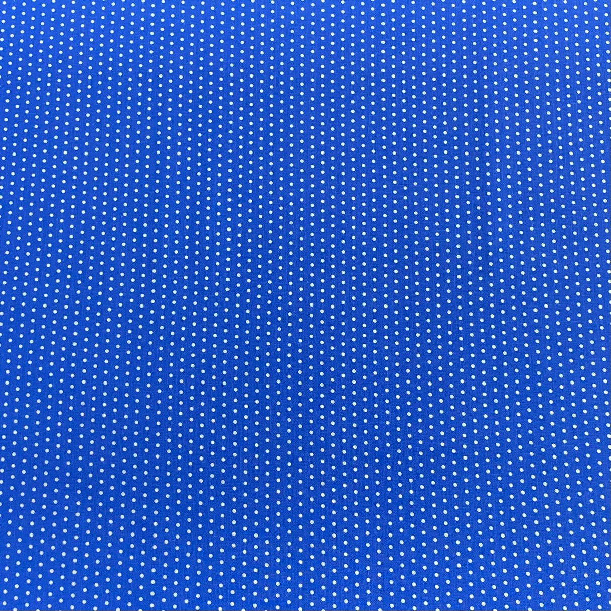 Pound A Metre Per Metre Per Metre Beautiful Digitally Printed 100% Cotton- 45" Wide (Royal Polka)