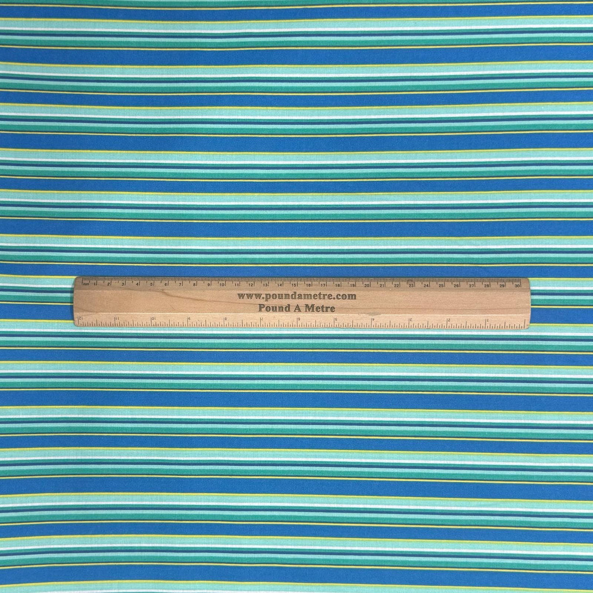 Pound A Metre Per Metre Per Metre Beautiful Digitally Printed 100% Cotton- 45" Wide (Stripes)