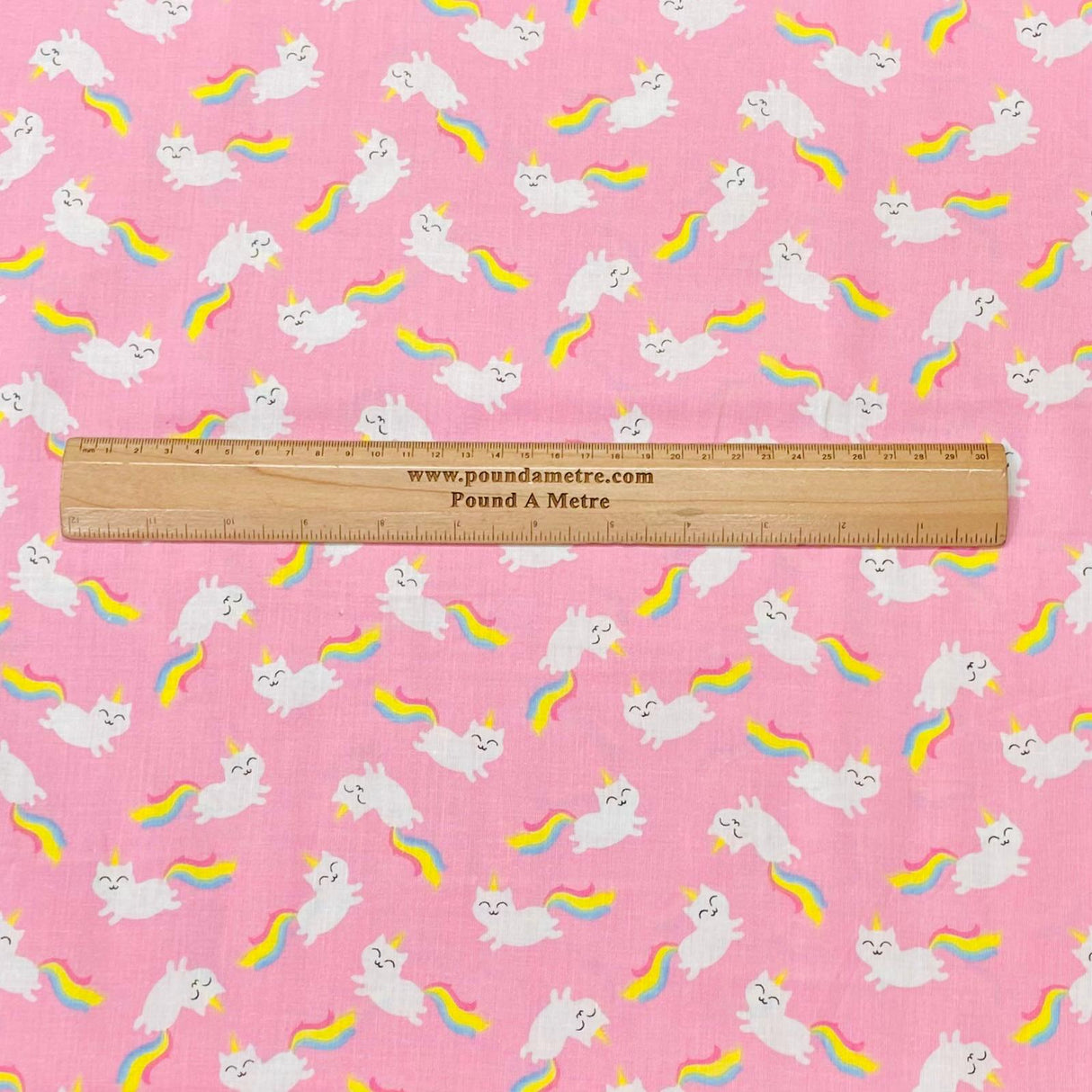 Pound A Metre Per Metre Per Metre Beautiful Digitally Printed 100% Cotton- 45" Wide (Unicorn)