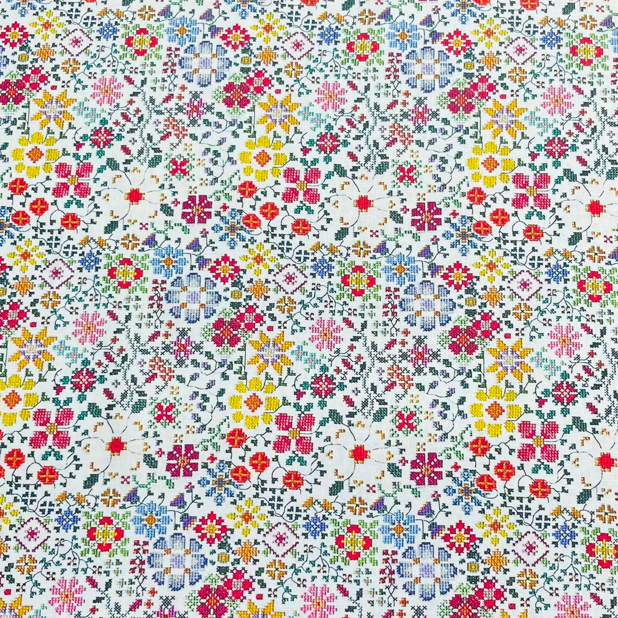 Pound A Metre Design 10 Per Metre Clearance Digital Cotton 45'' Wide (Over 100 Variation Available)
