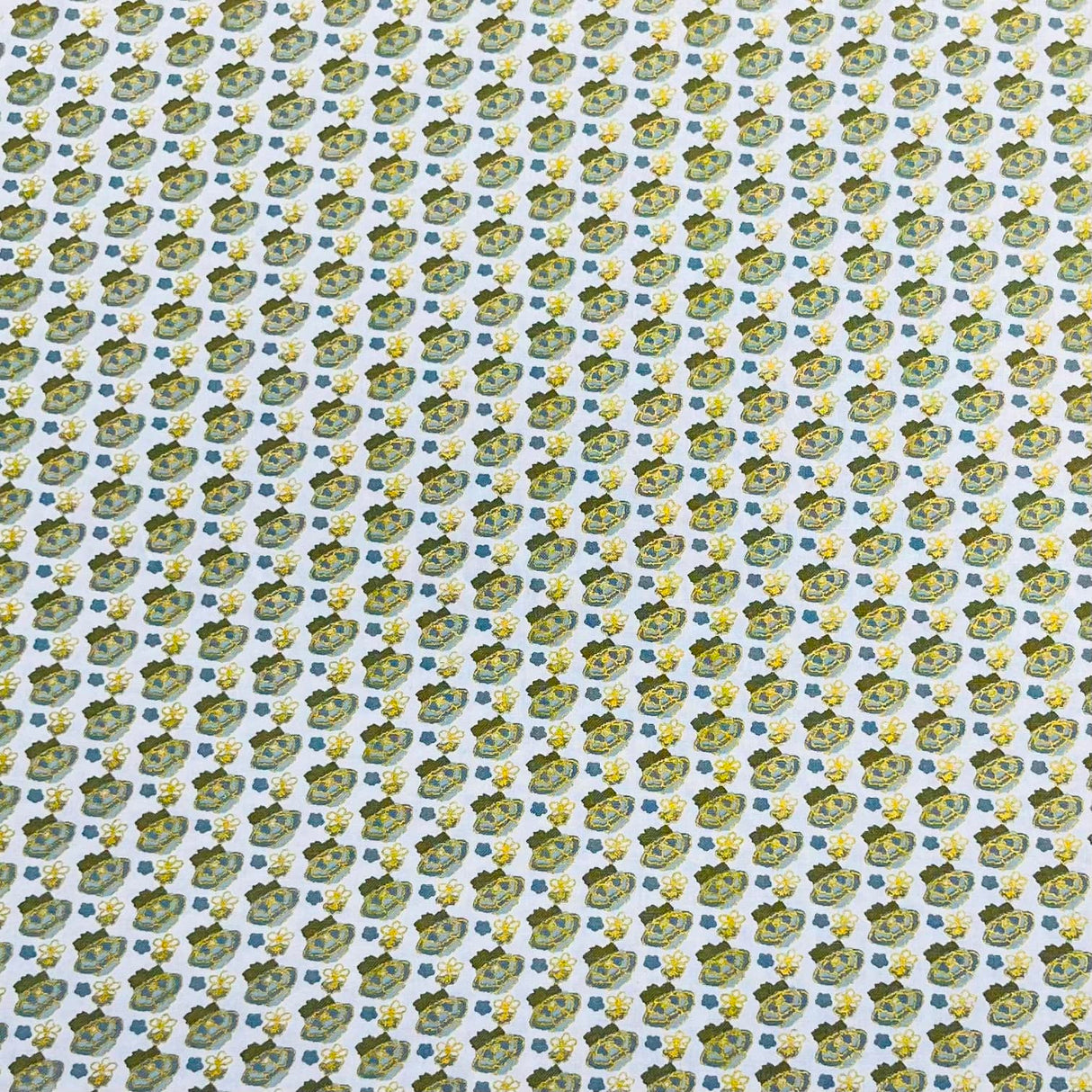 Pound A Metre Design 10 Per Metre Clearance Digital Cotton 45'' Wide (Over 50 Variation Available)