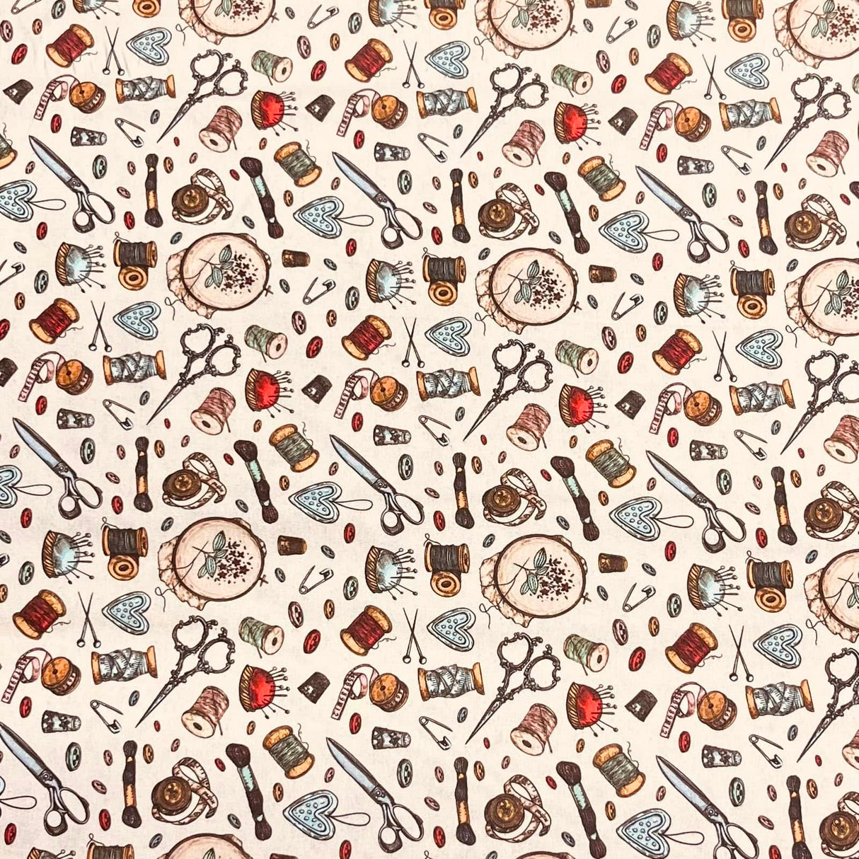 Pound A Metre Design 12 Per Metre Clearance Digital Cotton 45'' Wide (Over 50 Variation Available)